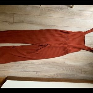 NWT LA hearts rust jumpsuit